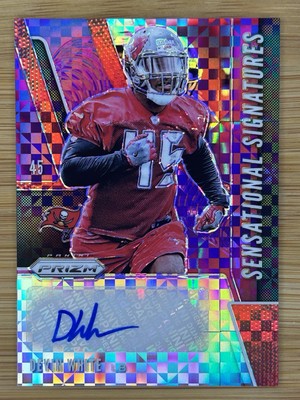 #/49 2019 Panini Prizm Devin White Sensational Signatures Rookie RC Auto #SE-DVW