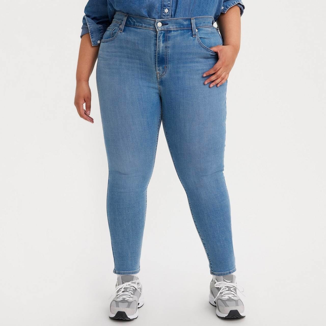 (plus Size) 20w, 22w, 24w, Medium Wash