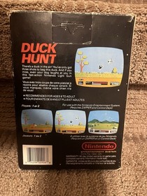 Rare &ldquo;Game of&rdquo; Box Variant Duck Hunt Game Nintendo NES. Mattel, Canadian Excl.