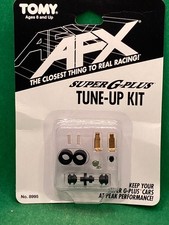 ORIGINAL TOMY AFX SUPER G-PLUS TUNE UP KIT, BLACK WHEELS, NEW UNUSED