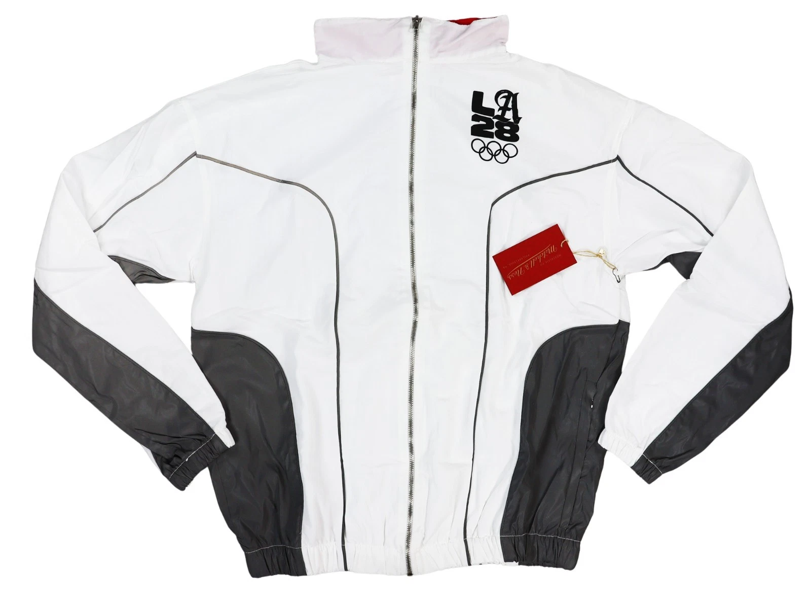 Mitchell & Ness LA28 Los Angeles 2028 Olympics Windbreaker Men's Jacket NWT - product detail image 1