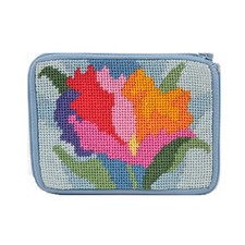 Alice Peterson Coin Purse Needlepoint Kit - SZ168 Watercolor Poppy