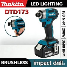 Makita DTD173 18V Brushless Impact Driver Lithium Cordless Electric Drill Power
