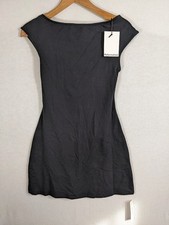 NWT Reformation Soleil Knit Dress Black Size Small
