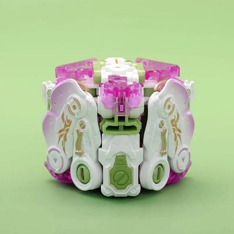 52TOYS BEASTBOX BB-37LO LOTUS Pink Mantis Mini Transformable Model Action Figure - Image 3 of 3