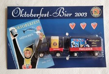 2 mal Paulaner  Minitrucks Brauereitrucks LKW Truck Sammeltruck