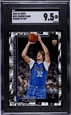 2025-26 Topps #201 Cooper Flagg Season Tip Off SGC 9.5