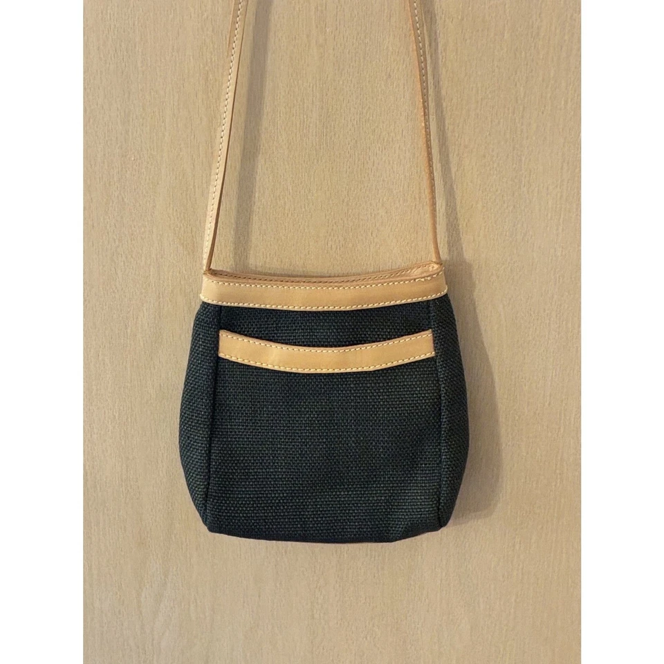 Bolso Bandolera Tommy Bahama Tejido Palmera con Borde de Cuero Foto 3 de 4