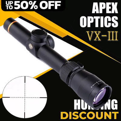 VX-3 Rifle Scope 1.5-5x20mm Matte Rifle Scope CDS-ZL Duplex Riflescope USA STOCK