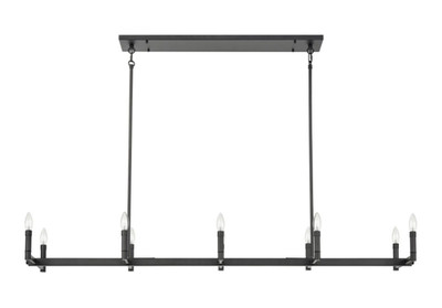 Millennium Lighting Daxley 10-Light Matte Black Modern Chandelier