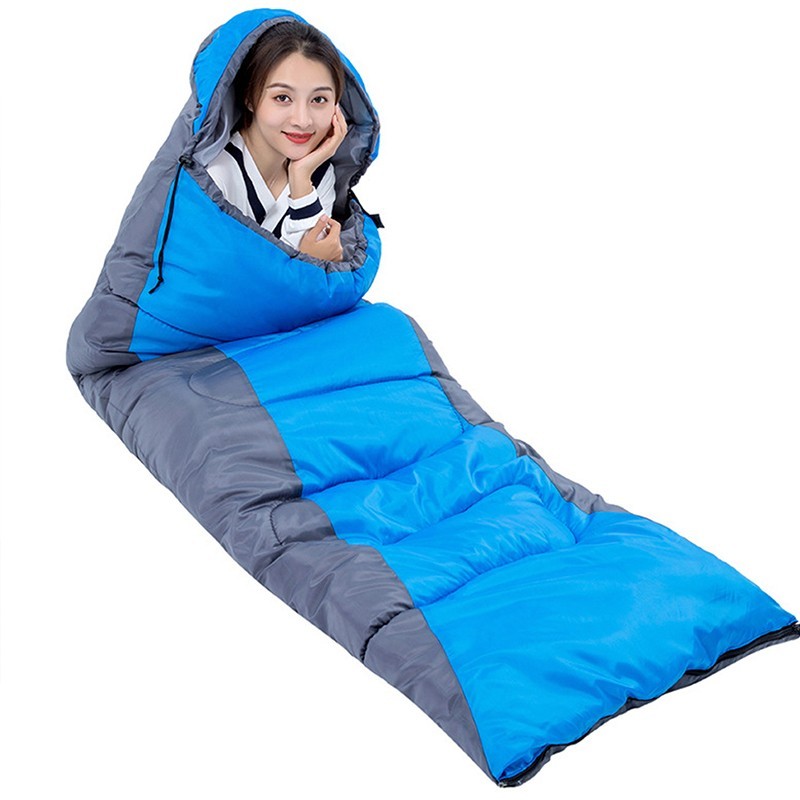 Saco de dormir ligero de invierno 2400 g al aire libre senderismo camping cálido GO-ds