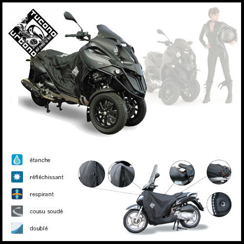 Tablier Tucano Urbano R062W Gilera Fuoco 500 pour trajets urbains