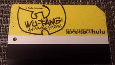 Hulu's Wu-Tang Metrocard - Expired w/ No Value Collectible Item  WU TANG HIP HOP