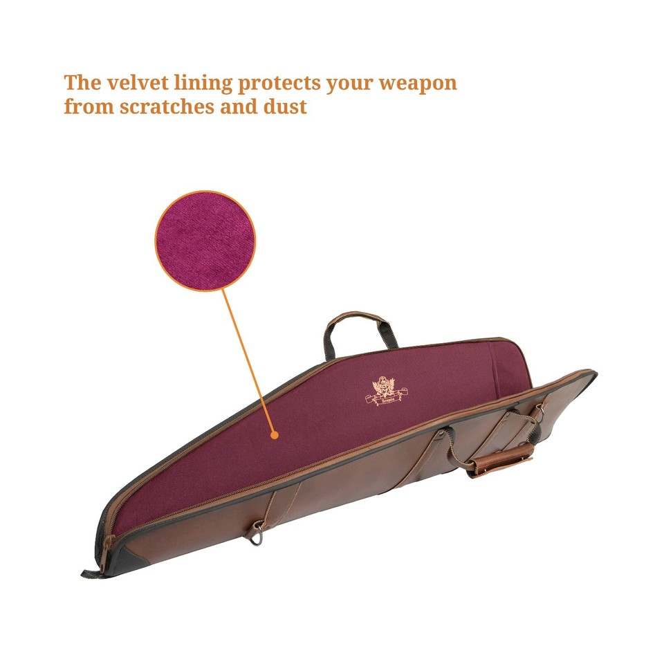 Hardshell Eco-Leather Hunting Case for Rifles with Optical Scopes ...