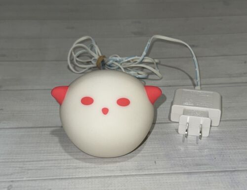 IKEA Spoka Ghost Cat Color Changing Red Orange Light Nightlight With Plug Cord
