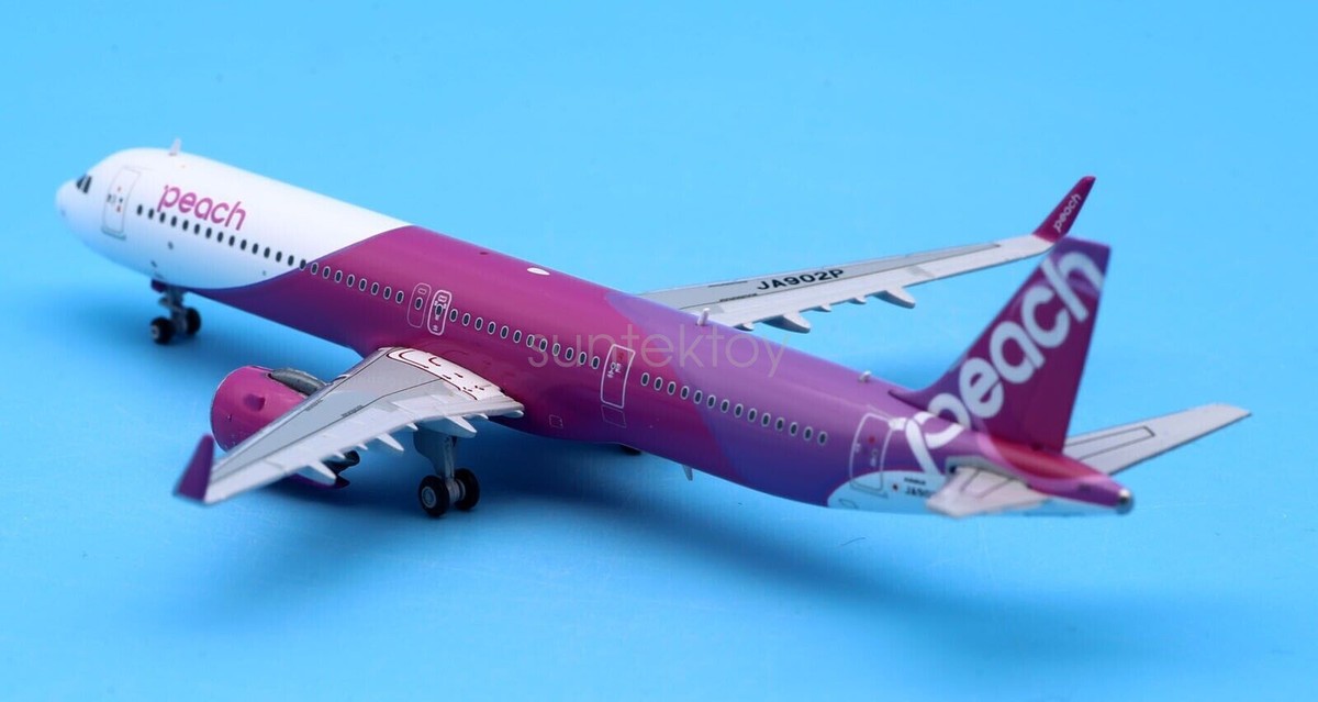 JC Wings 1:400 Peach Airlines Airbus A321neo Diecast JC Wings 1:400 Peach Airlines Airbus A321neo Diecast