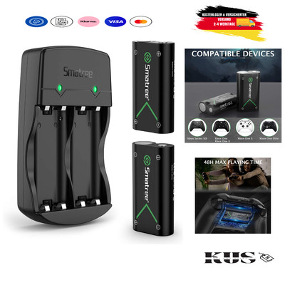Xbox Akku & Ladegerät   Kompatibel One/Series X/S
