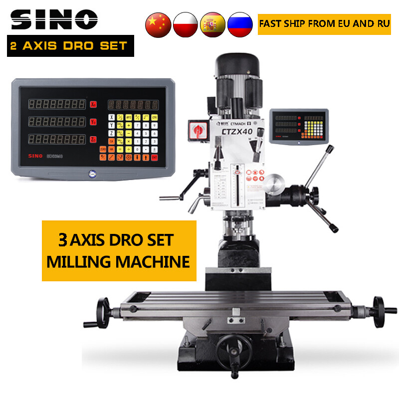 sino SINO SDS3MS Dro Digital Readou With 3PCS Linear Scale for Lathe