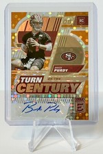 2022 Donruss Elite BROCK PURDY AUTO Rookie Card RC Orange 2/25 TC-70 RC