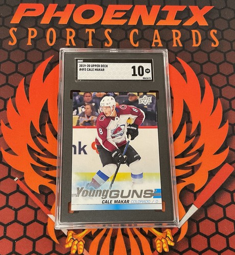 CALE MAKAR Young Guns Rookie Card 493 SGC 10 2019 20 Upper Deck Series 