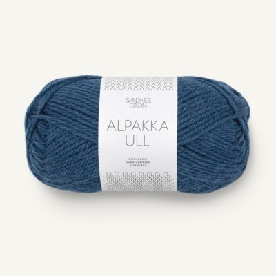 ALPAKKA ULL von SANDNES GARN - MØRK BLÅ (6364) - 50 g / ca. 100 m Wolle