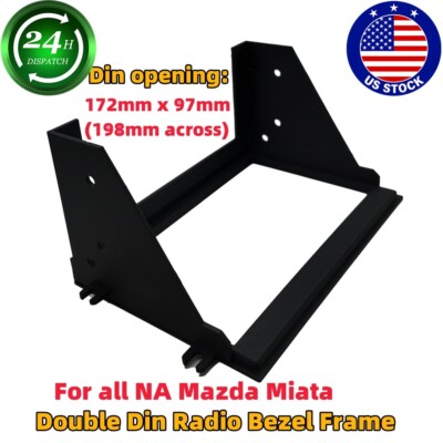 1PCS Double Din Radio Frame Bracket Fits 7'' Atoto Radio For Mazda Miata NA