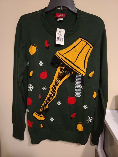 a Christmas Story Leg Lamp Mens Ugly 