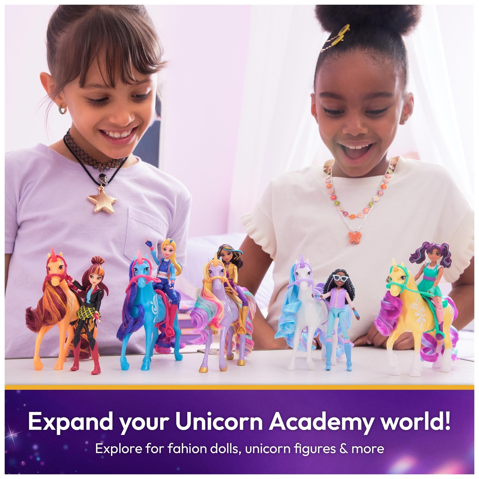 Unicorn Academy Official Wildstar Plush Toy, Unicorn Stuffed Animal, Unicorn ...