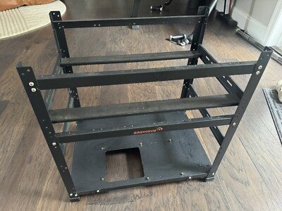 AAAwave The Sluice V2 12GPU Open Frame Mining Rig Frame Chassis Used