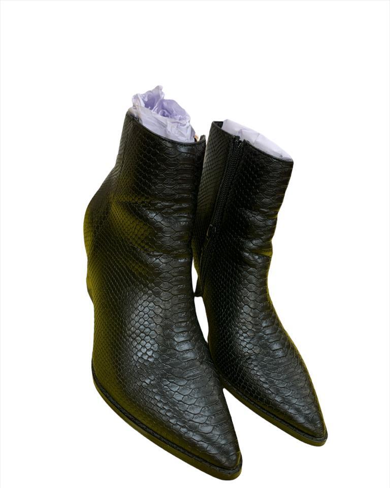 Black Vegan Going West Boots, 8M | eBay