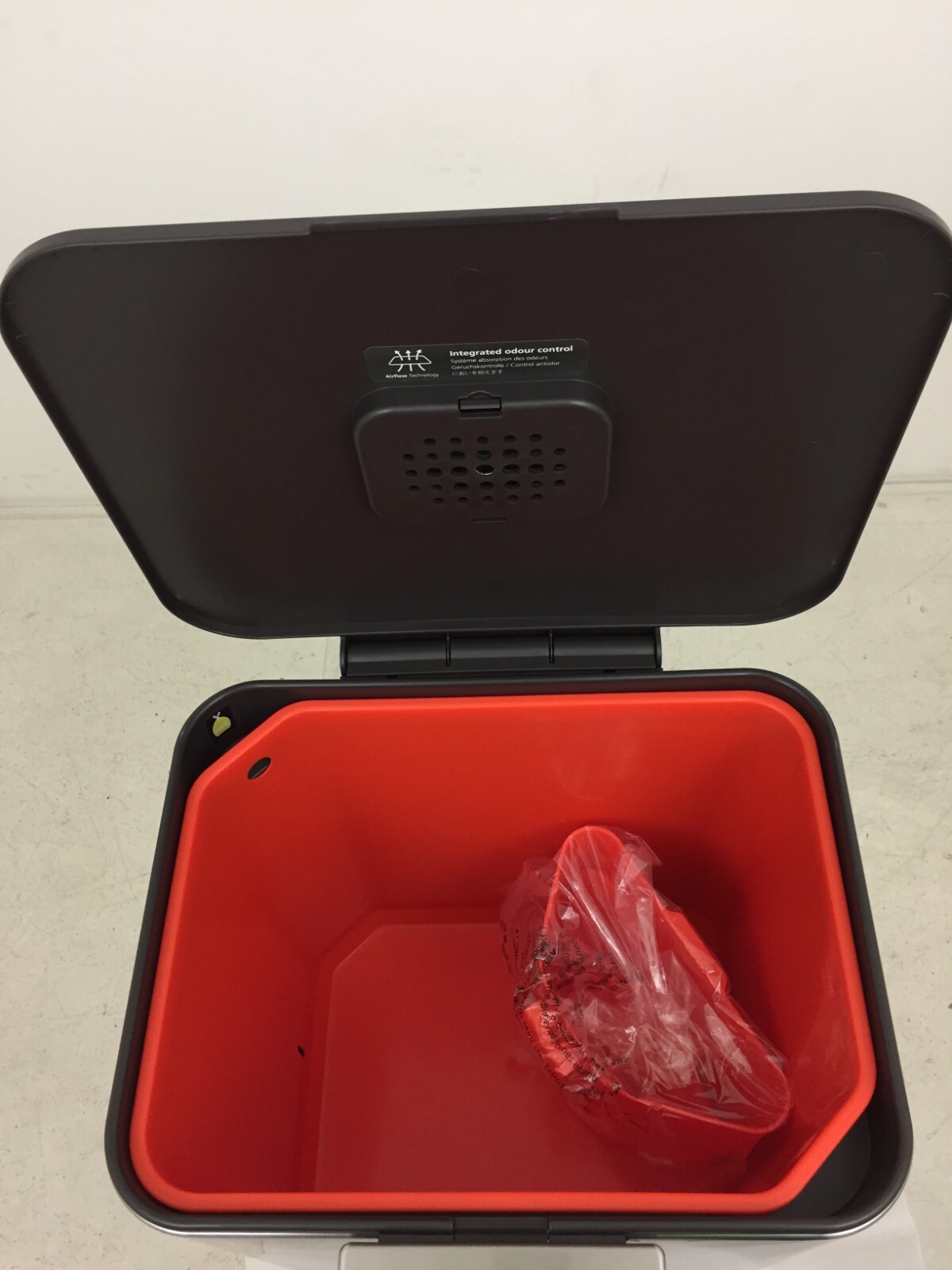 Joseph Joseph Totem Max 60L Stainless Steel Waste + Recycling Bin New