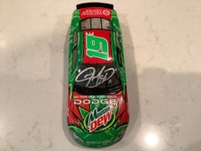 JEREMY MAYFIELD AUTOGRAPHED 2002 DODGE INTREPID MOUNTAIN DEW DIECAST  CARD
