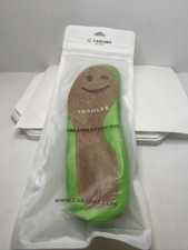 Cariuma Insoles Mamona Oil  Cork Green Size W8 M6.5 Crazy Comfy NEW