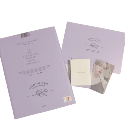 チャウヌ　ASTRO トレカ　メッセージカード　ONE＆ONLY ASTRO Special Single Album ONE＆ONLY message card Cha Eun-woo | eBay