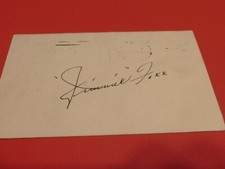 1940   JIMMIE  FOXX   POSTALLY  SENT   CARD   WITH   A   GREAT   ORIGINAL   AUTO