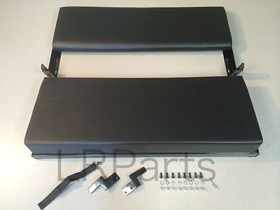 Land Rover Defender 90 Rear Bench Seats Black Vinyl Set of 2 New