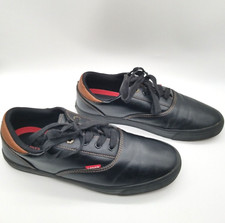 Zapatillas deportivas Levis para hombre Ethan Cacti 518220AA9 negras con cordones bajas talla 9,5