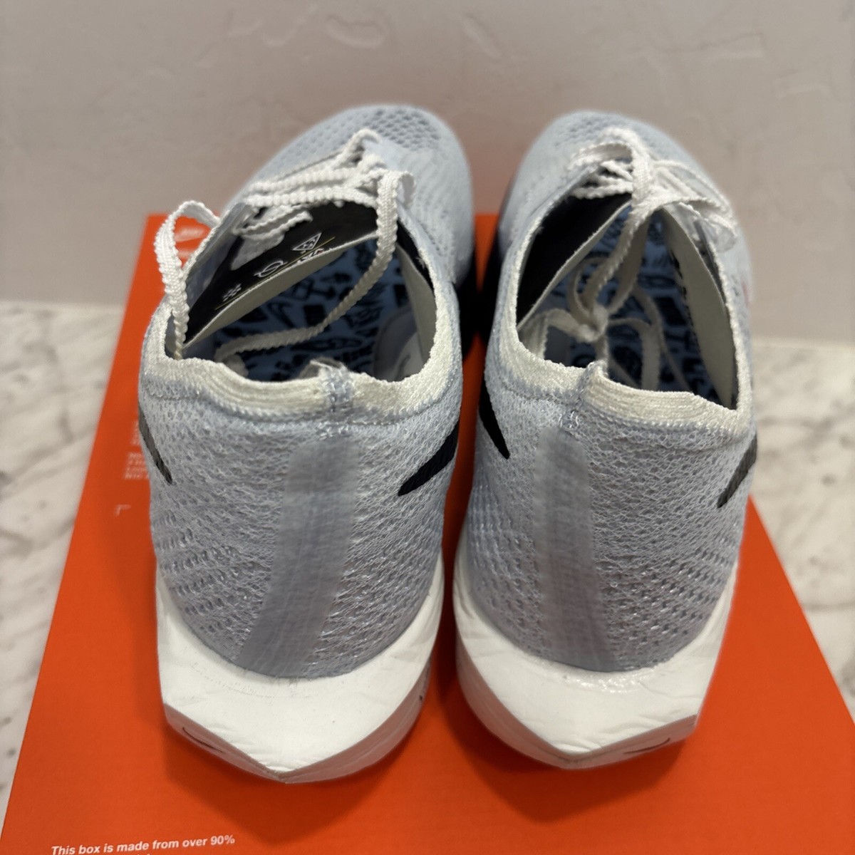 NEW Nike ZoomX Vaporfly NEXT% 3 Running Shoes HJ9079-100 Size 8.5 Pure Platinum Nike ZoomX VaporFly Next% 3  main image 4