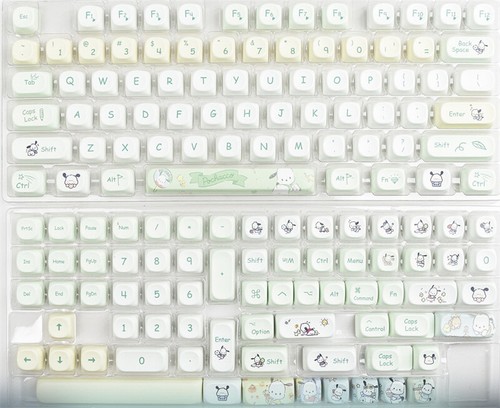 Cute Pochacco Theme Keycaps PBT MOA Height For Cherry MX keyboard - Picture 6 of 6