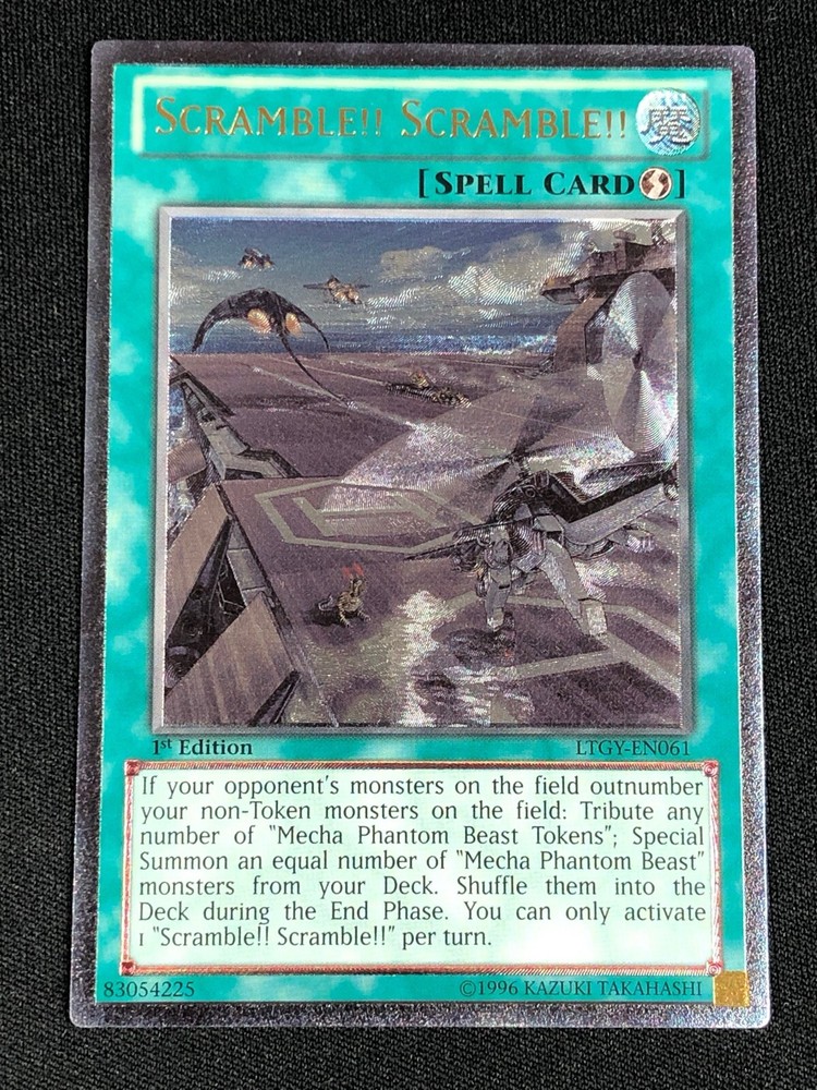 YuGiOh Scramble Scramble LTGY-EN061 1st Ed Ultimate Rare NM YuGiOh Scramble Scramble LTGY-EN061 1st Ed Ultimate Rare NM