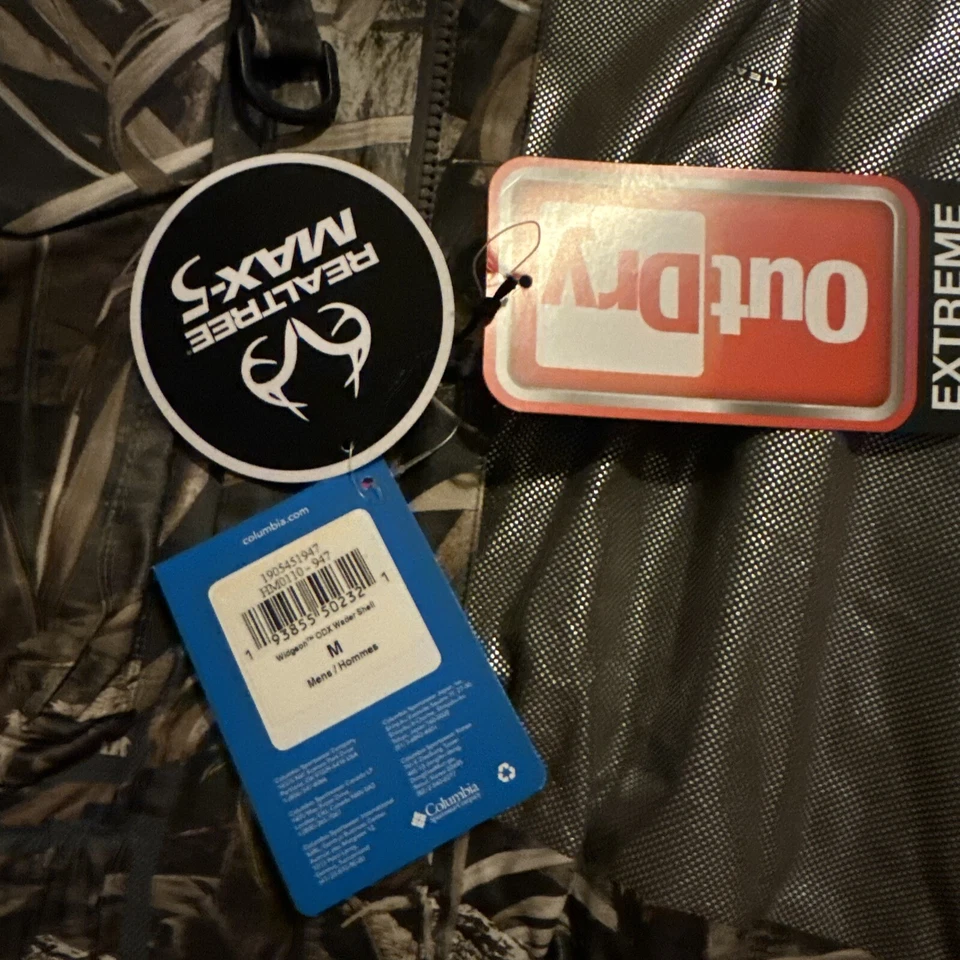 Columbia PHG Widgeon ODX Wader Shell Jacket - Realtree Max-5 Camo - Men’s M - Image 3 of 4