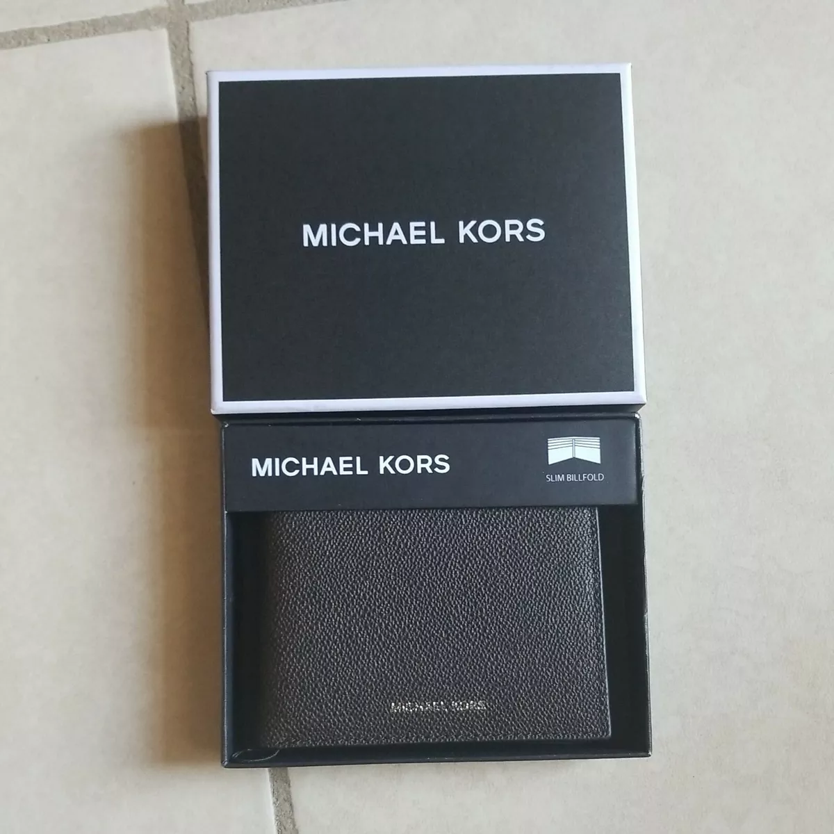 Michael kors mens jet set logo billfold wallet deals