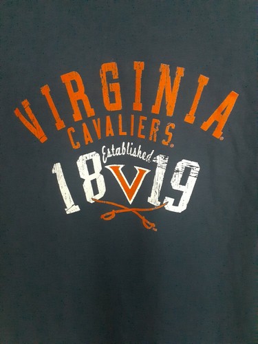 NEW NCAA Virginia Cavaliers Men's T Shirt Medium Navy Blue NWT