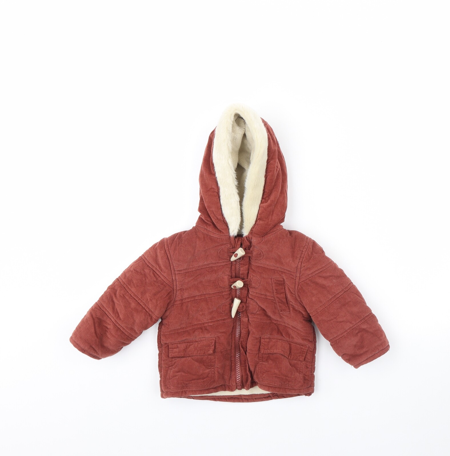 TU Baby Brown Corduroy Jacket Coat Size 
