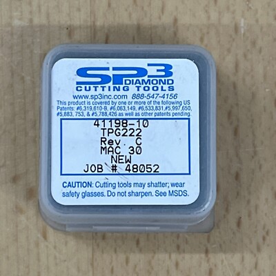 sp3 TPG 222 PCD Diamond Tipped Insert TPG222 41198 tip carbide triangle turning