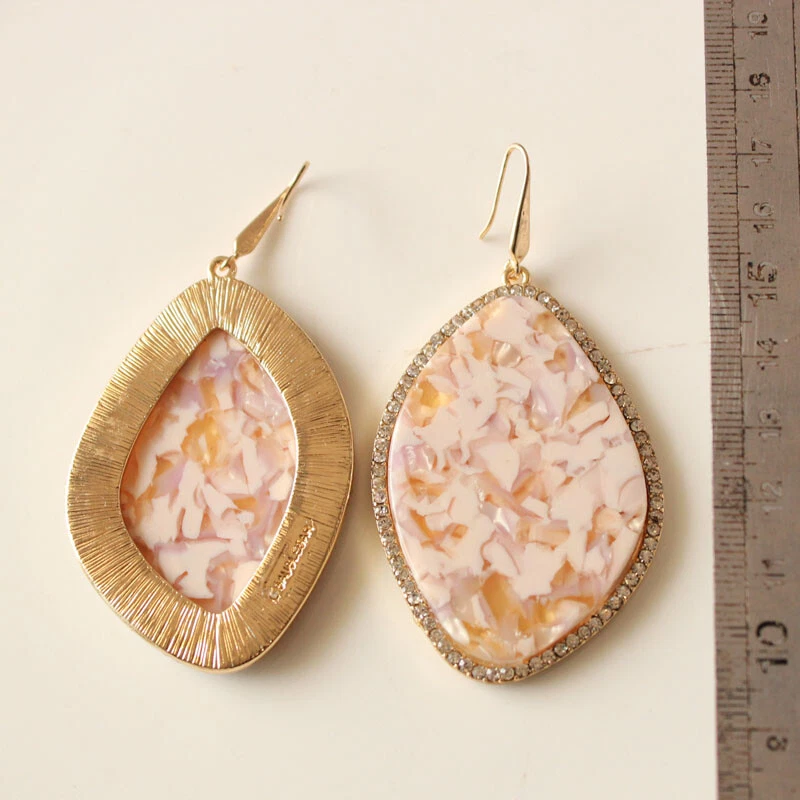 Nuevos pendientes colgantes de resina con barra de chuchería mejor regalo moda mujeres fiesta joyería Foto 4 de 4