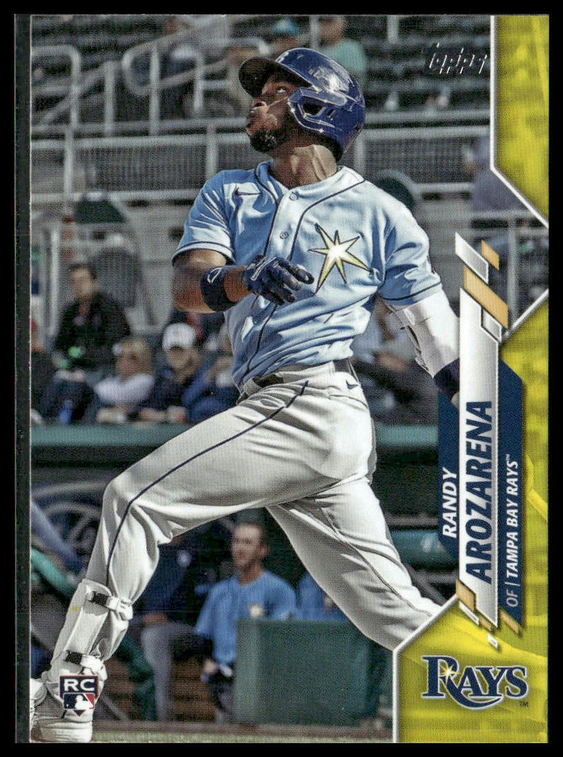 2020 Topps Update #U-208 Randy Arozarena Yellow Tampa Bay Rays-RC