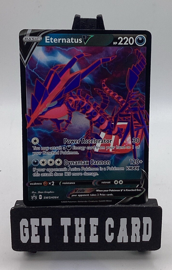 Pokemon Card Eternatus V SWSH064 Black Star Promo Near Mint