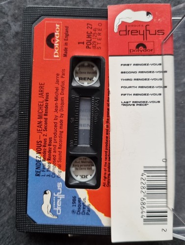 Jean Michel Jarre - Rendez Vous - EX Cassette tape album 1986 Electronica Synth - Picture 3 of 3