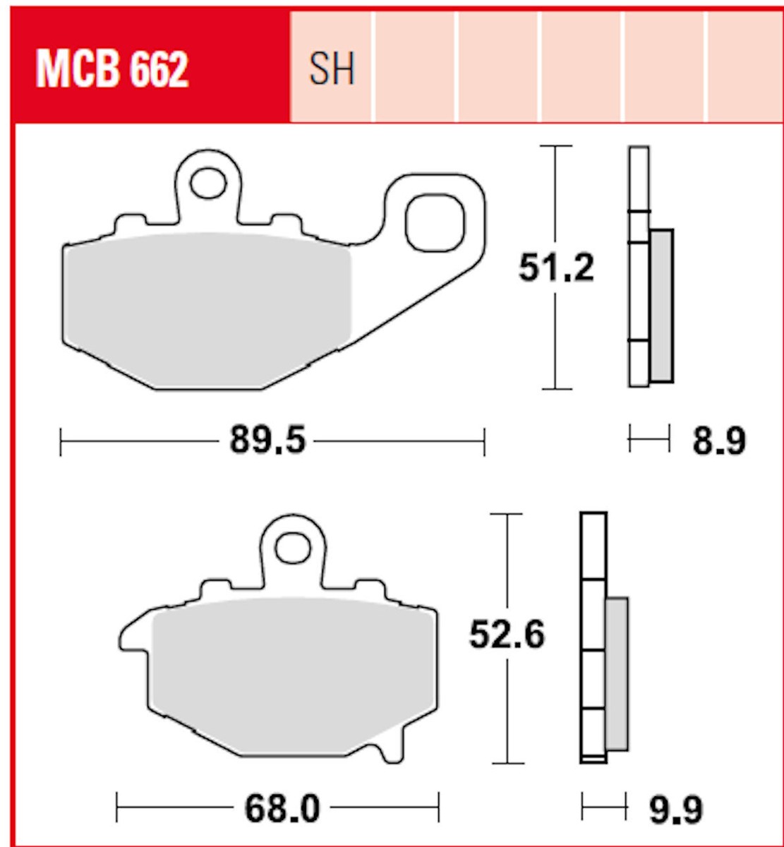 Bremsbeläge TRW Lucas Vorn MCB737SV Kawasaki Z1000 03-06 ZRT00A - Mot